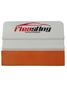 Kit de pose covering Fleasting : raclette feutrée, scalpel de précision et gants 2
