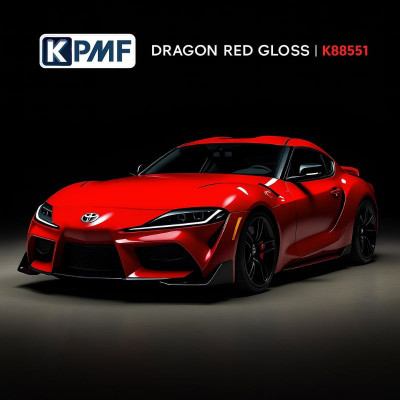 film Covering  Brillant Rouge Dragon KPMF - K88551