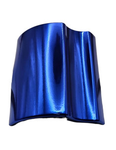 film covering chrome bleu